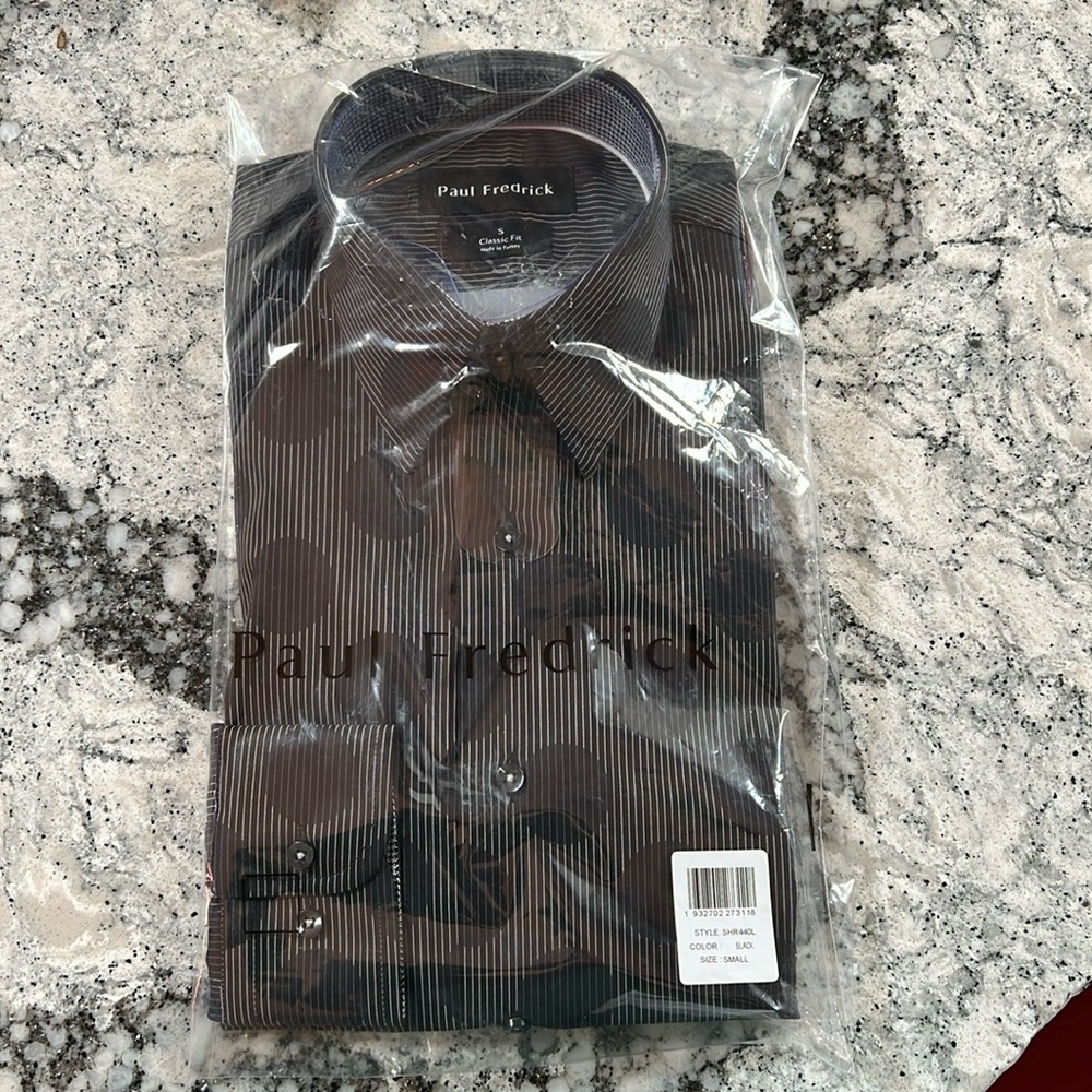 Men’s Paul Fredrick Classic Fit Casual Button Down
